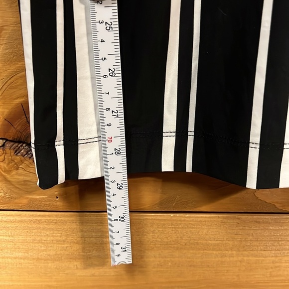INC International Concepts Womens Striped Wide Leg Pant Black White Heritage‎ XL - Picture 3 of 11